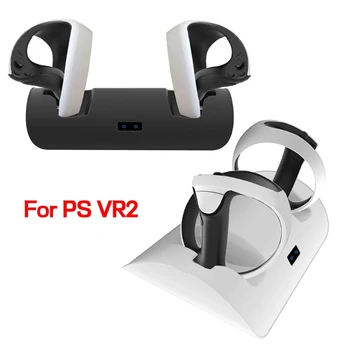 Vhodné Pre PS VR2 Nabíjací Dok Stanica Dual Nabíjací Dok VR Okuliare Nabíjačku VR Rukoväť Nabíjacej Základni