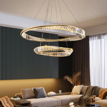 Moderné Krištáľový Luster Obývacia Izba LED Crystal Lampa Spálňa Luster Jedáleň, Krištáľové Lustre Domova Osvetlenie